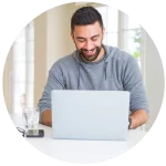 Trial lesson image - man with laptop